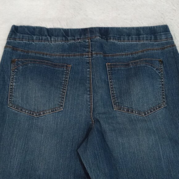 Faded Glory Women's 3 Pocket, Stretch Denim Jeans (Size 14) Color: Medium Blast - Picture 6 of 7